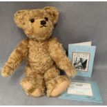 A Merrythought for Danbury Mint Ltd Edition soft toy Christopher Robin's Bear, 34cm,
