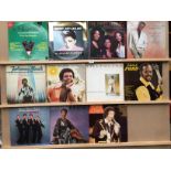 Fifty-three assorted 12" vinyl records mainly easy listening - Tom Jones, Johnny Nash etc.