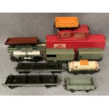 Eight Hornby Dublo HO/OO scale model goods wagons/rolling stock (one boxed),