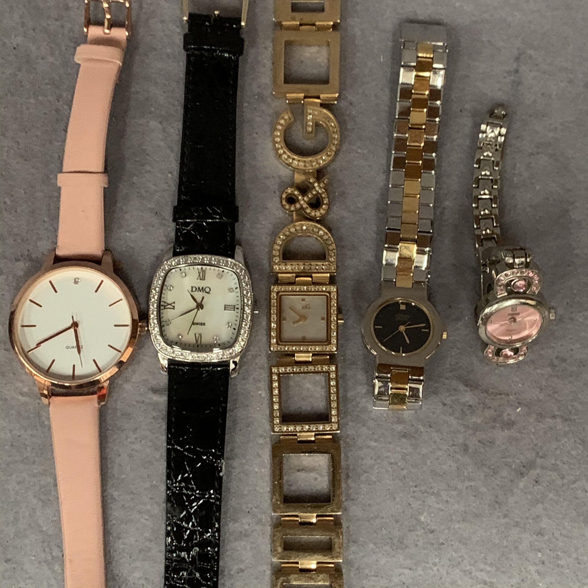 Five assorted ladies watches by Dolce & Gabbana, Citizen, - Image 2 of 2