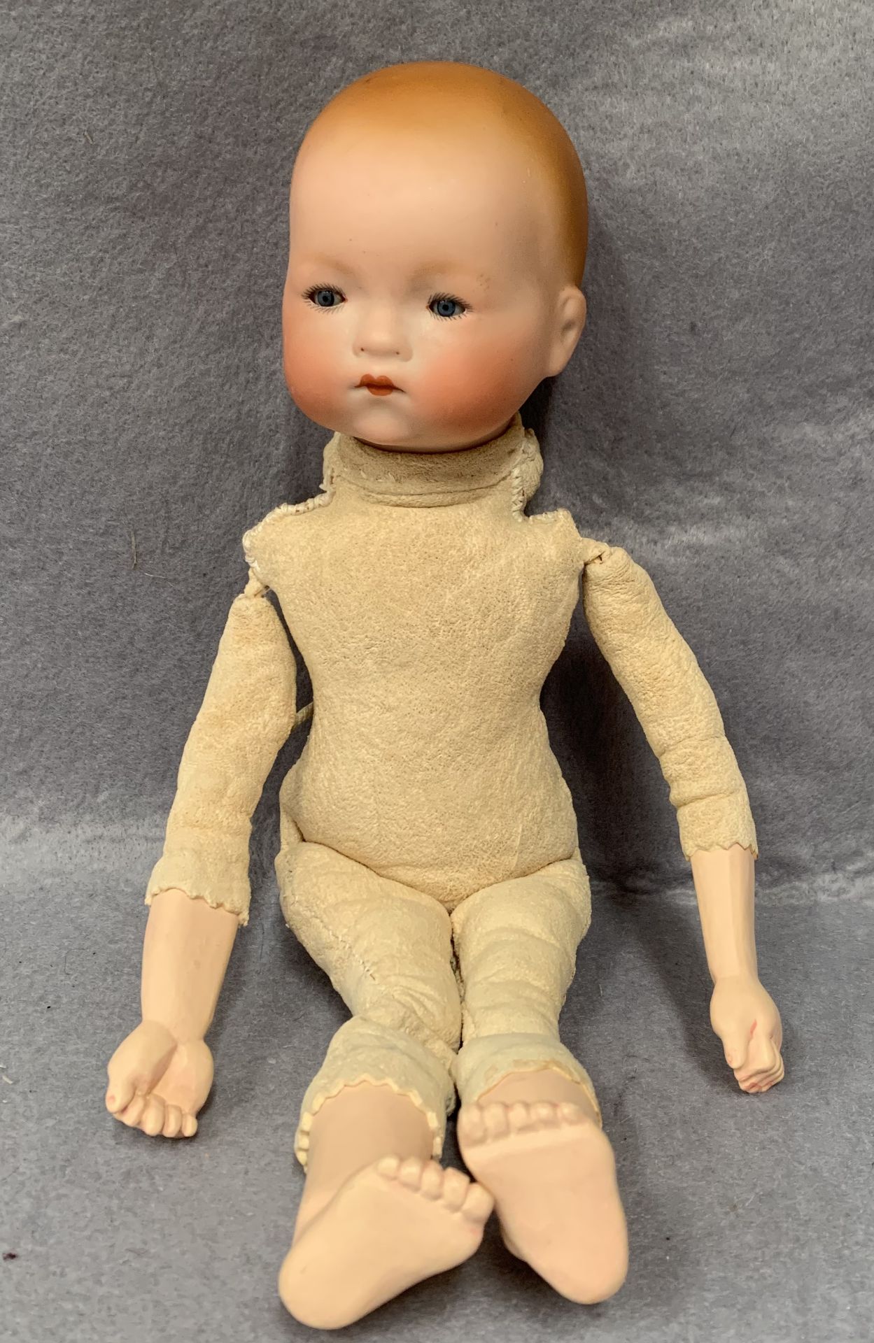 A bisque head doll marked AM Germany 341/272?,