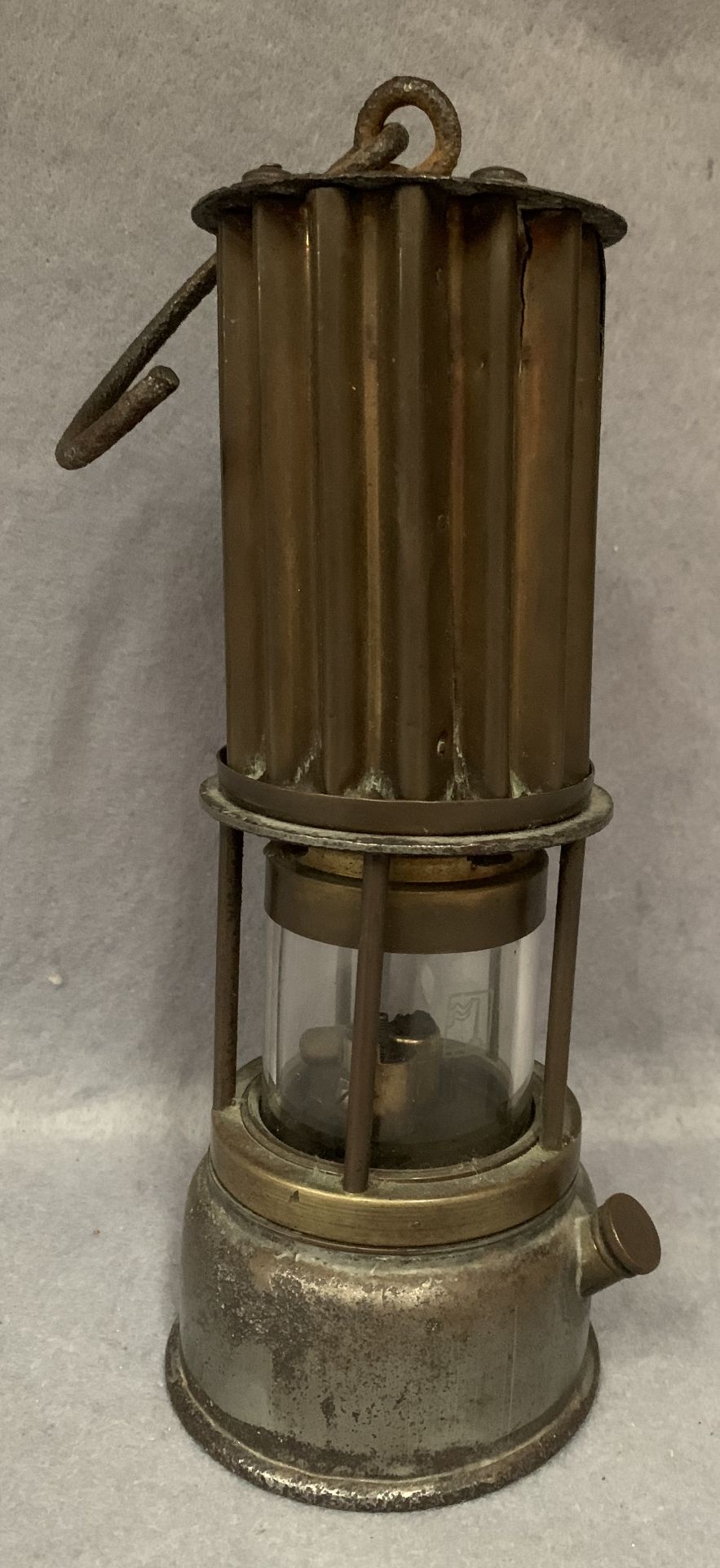 A brass and metal miner's lamp by The Premier Lamp Engineering Co. - Image 3 of 4