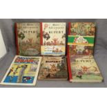 Three facsimile Editions of The Rupert Bear annuals 1937, 1938 & 1939,