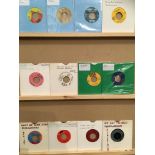 Twelve 45rpm singles, Cool Heat, The Brothers, Father's Angels, David and the Giants,