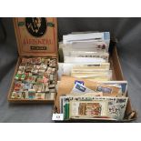 Contents to box and tray,