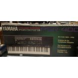 A Yamaha Portatone PSR-400 electronic keyboard in box (no power adapter)