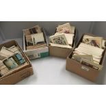 Contents to four boxes, Post Office picture cards,