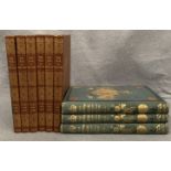 Six volumes The Second World War in pictures and three volumes The Victorian Empire - The Story of