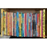 Contents to box - 35 1960s-1980s annuals including a lot of TV series including The Saint,