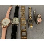 Five assorted ladies watches by Dolce & Gabbana, Citizen,