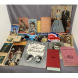 Contents to tray an interesting collection of books, Wallace Arnold and other tickets,