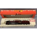 A Rivarossi OO gauge scale model train 1350 LMS Railway 4-6-0 Hector Steam Locomotive (boxed but