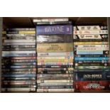 Contents to box seven DVD box sets, John Wayne, Jack the Ripper, British Railway Journeys etc.