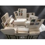 Contents to box, a large quantity of first day of issue stamped envelopes,