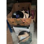 A large quantity of 78rpm records