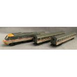 A Hornby OO gauge scale model Intercity diesel locomotive and two carriages (unboxed) (3)