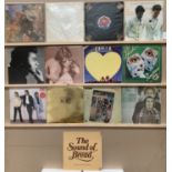 A collection of 13 LPs: Including Santana, Johnny Mathis, Streisand/Kristofferson, Bread,