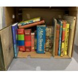Contents to box - children's books and annuals, Enid Blyton etc.