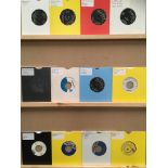 Twelve 45rpm singles, The Contours (2), The Marvelettes, Isley Brothers, Marvin Gaye and Kim Weston,