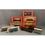 Five Hornby OO gauge scale model woods wagons, R249 MGR Hopper Wagon 'HAA',