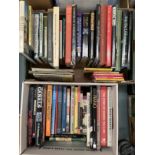 Contents to two boxes, books on Yorkshire, Canals, Britain, Mystery, World, etc.