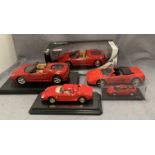 A Mattel Hotwheels diecast metal 1:18 scale model Ferrari 360 spider (boxed),