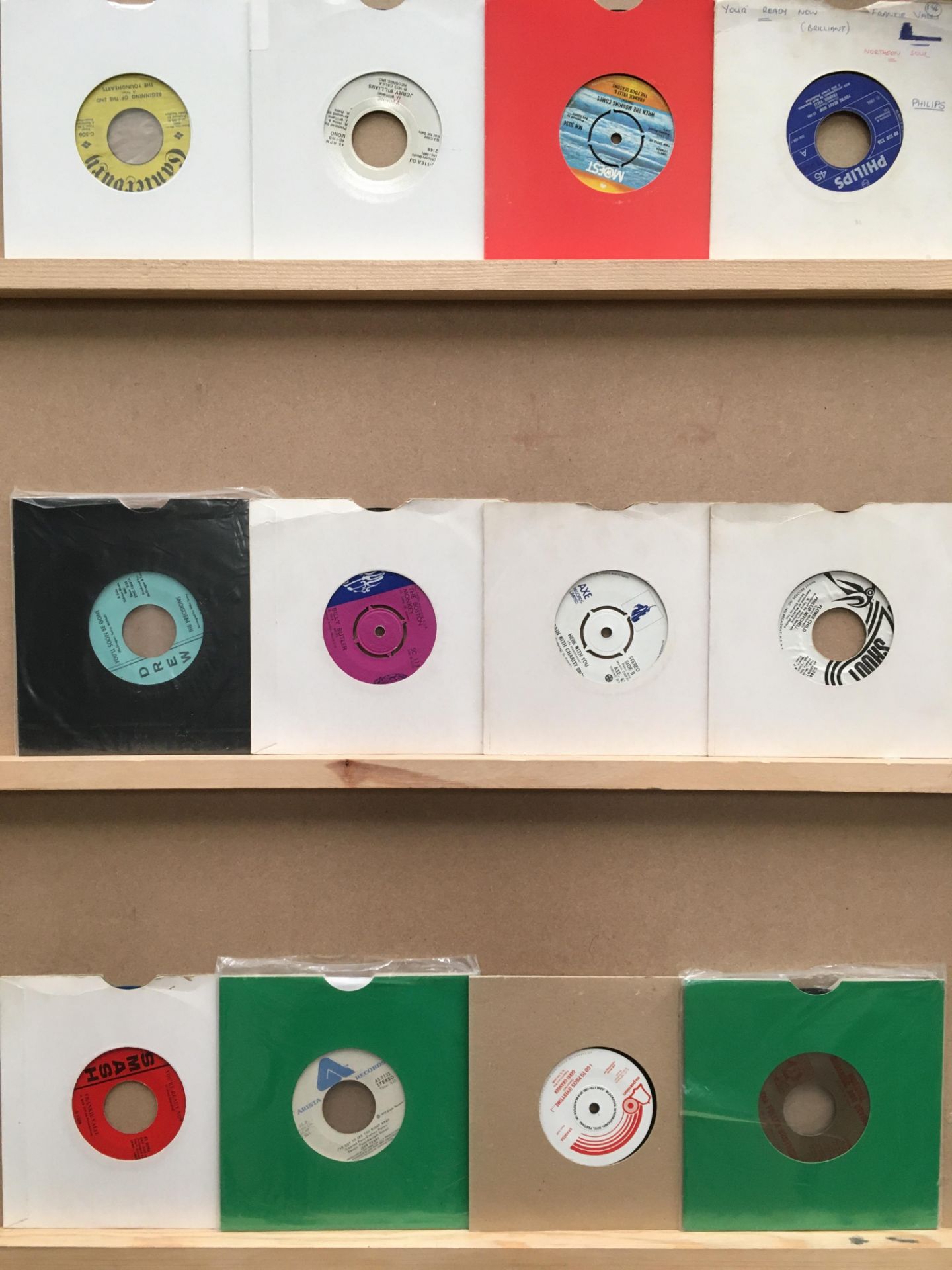 Twelve 45rpm singles, Rain with Charity Brown, Phillip Mitchell, Billy Butler, The Precisions, - Image 2 of 2