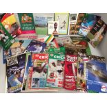 Contents to tray a quantity of Cricket magazines - Caribbean Cricket,