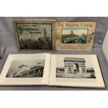 Three booklets, Portfolio of Photographs of Famous Cities, scenes and paintings,