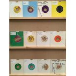 Twelve 45rpm singles, Marvin Gaye, The Contours, Donnie Elbert, Jr.