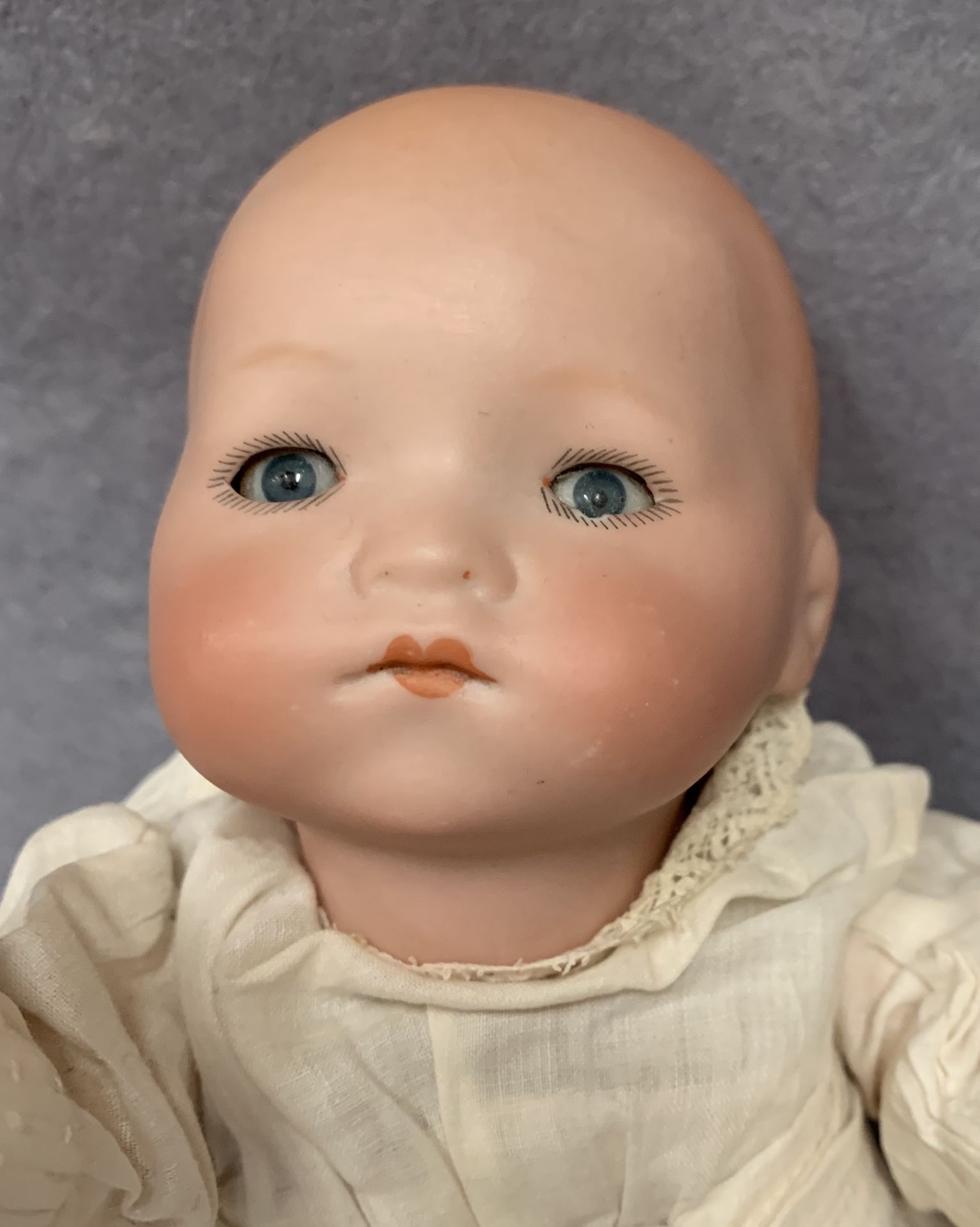 A bisque head baby doll marked AM 341/OK Germany, - Image 2 of 3