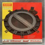 A Hornby OO gauge R070 electronically operated turntable