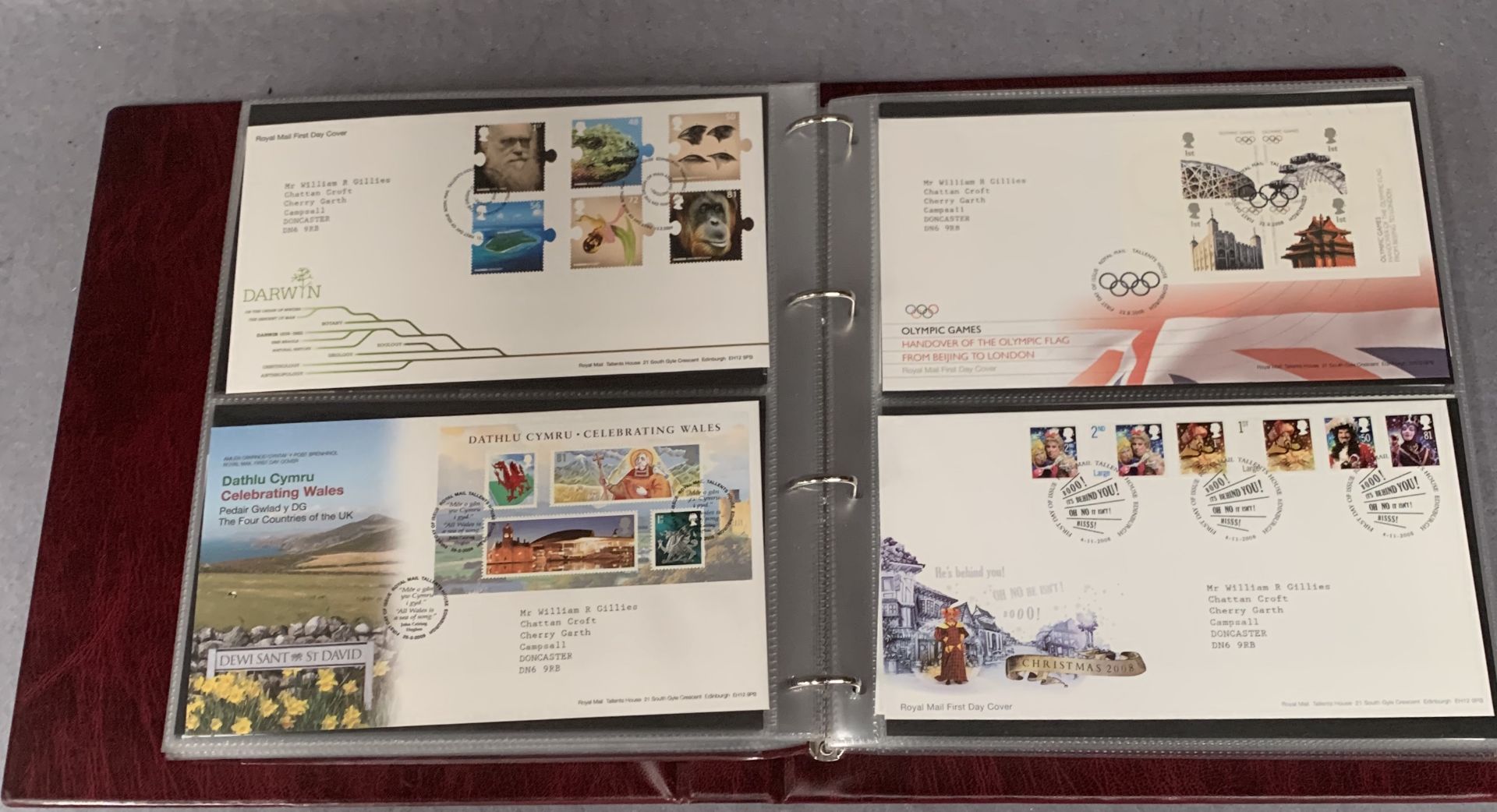 An album containing 121 Royal Mail First Day Covers, - Image 2 of 3