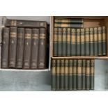 Contents to two boxes, seven volumes of the Pictorial Knowledge and Sir Walter Scott 24 volumes,