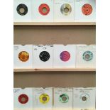 Twelve 45rpm singles, the Dramatics, Oscar Perry and the Love Generators, Spyders, Otis Redding,