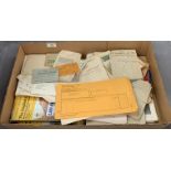 Mixed lot of mainly local ephemera, old receipts including Income Tax,