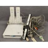 A Nintendo Wii model number RVL-001 (Eur) console,