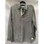 A Supreme Being men's shirt, grey, size S,