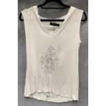 An Anna Nonza ladies T-shirt, white, size 2,