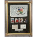 Tiger Woods Interest: A framed Champions of Sport Memorabilia limited edition montage no TW 8/50,