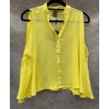 A Vero Moda ladies blouse, yellow, size XS,