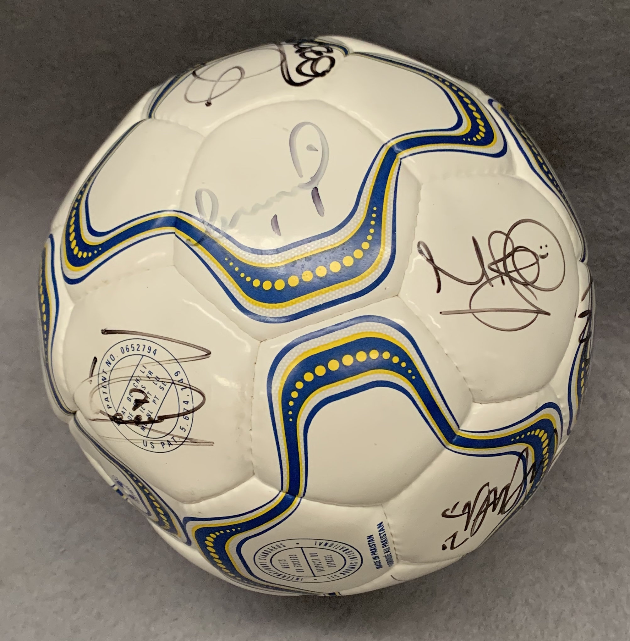 Leeds United Interest: A signed football, signatures include Lucas Radebe and others, - Image 4 of 4