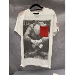 An Egan men's T-shirt, white, size L, RRP £32.