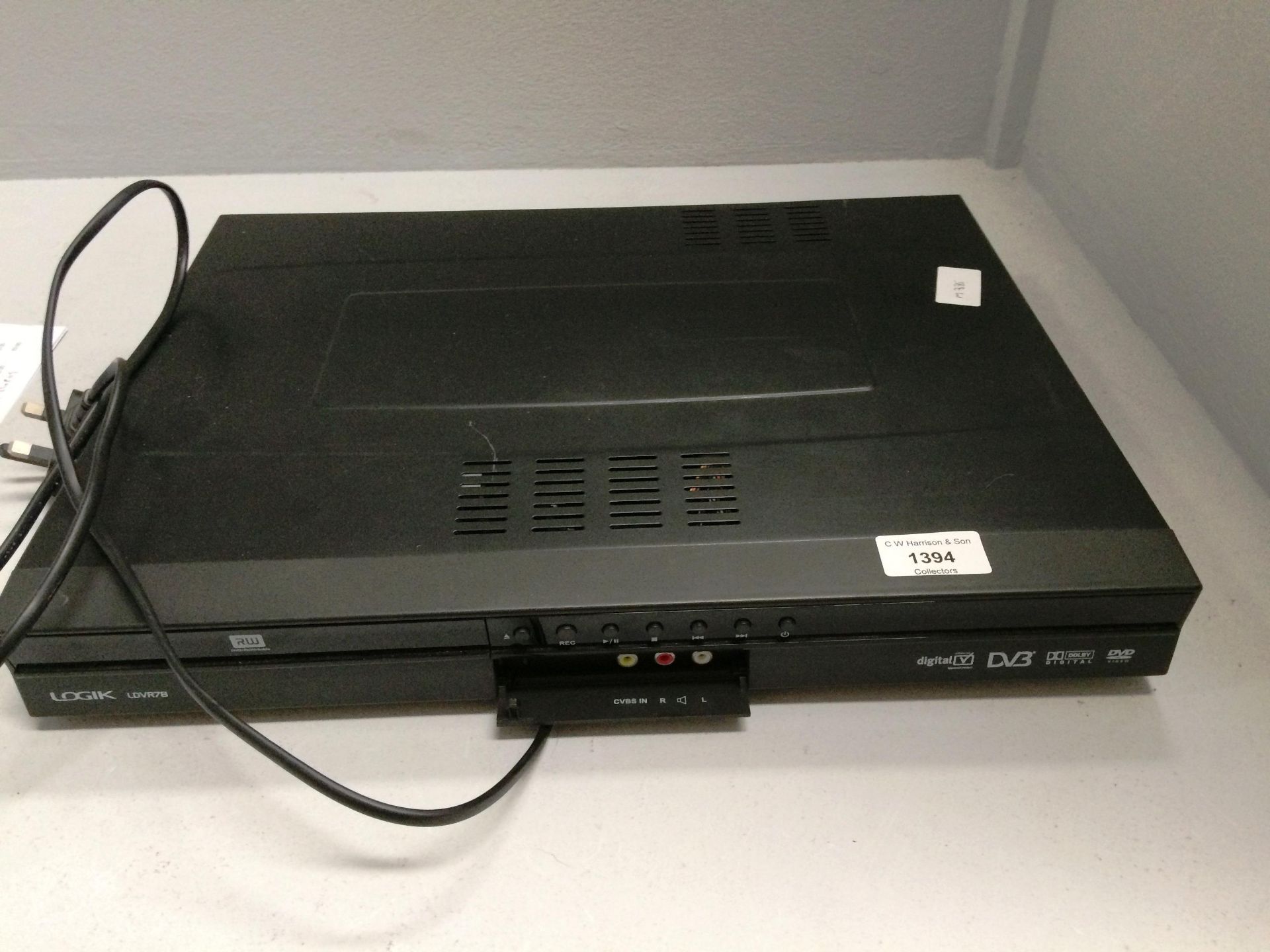 A Logik LDVR78 DVD player - no remote control