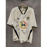 An Admiral Bet 24 Leeds United shirt, circa 2006/20207 with signatures,