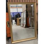 Gilt framed wall mirror,