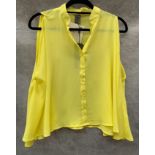 A Vero Moda ladies blouse, yellow, size S,