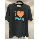 A STPL men's T-shirt, black, size S,