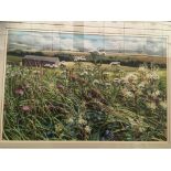 Judith Bromley, framed pastel, Addleborough August, 42cm x 63cm,