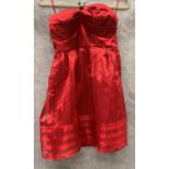 A Vero Moda ladies short dress, red, size 10,